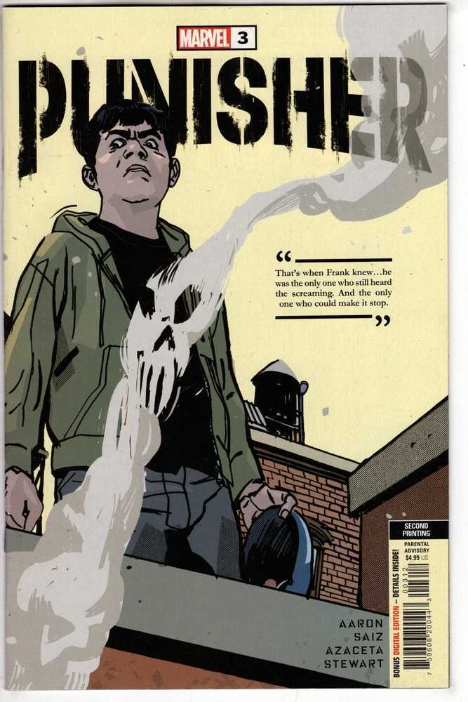 Punisher #3 2nd Printing Azaceta Variant