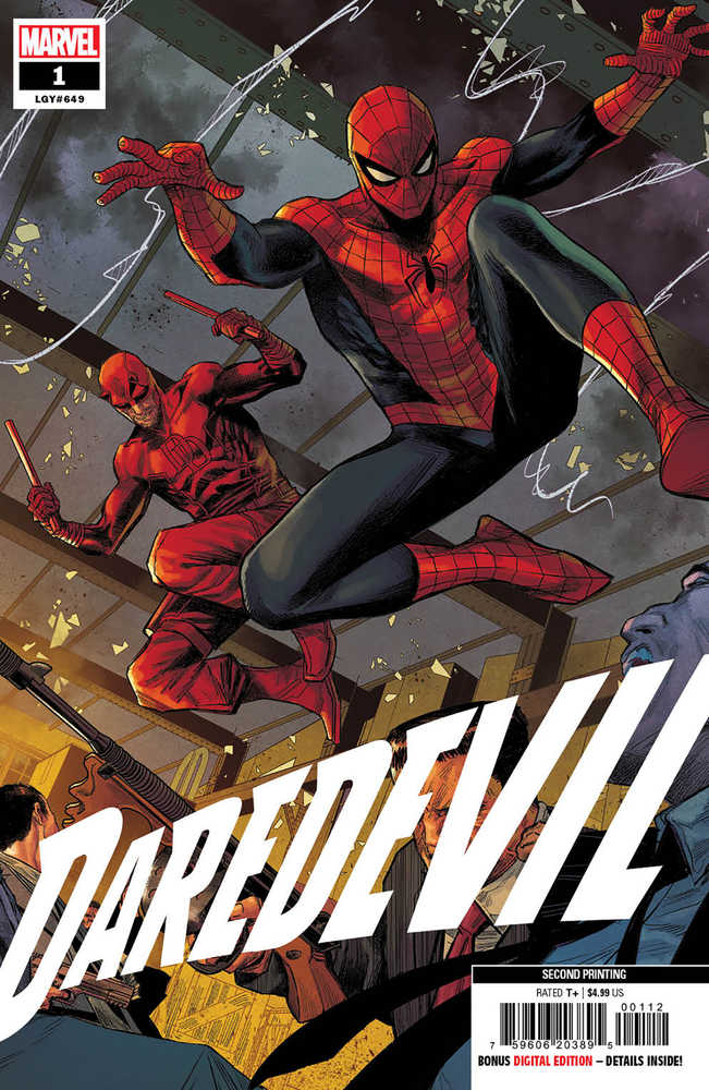 Daredevil #1 2nd Printing Checchetto Variant
