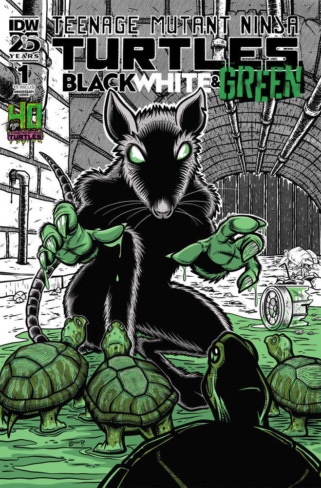 Teenage Mutant Ninja Turtles: Black White &amp; Green (2024) #1D