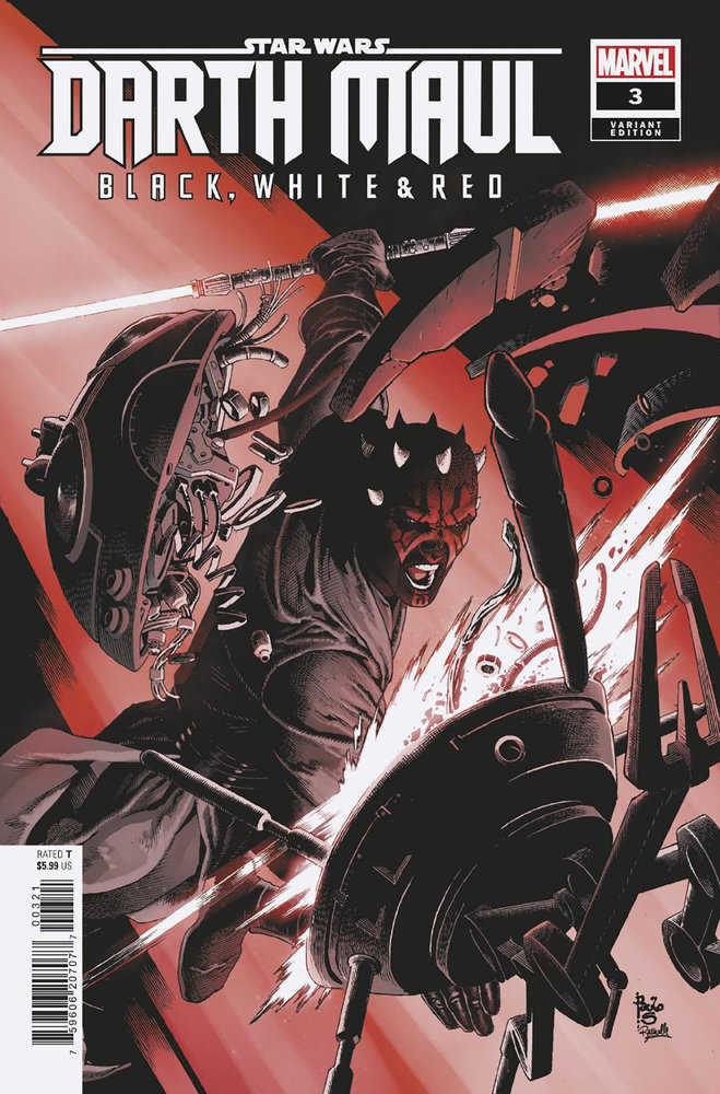 Star Wars: Darth Maul - Black, White &amp; Red (2024) #3B