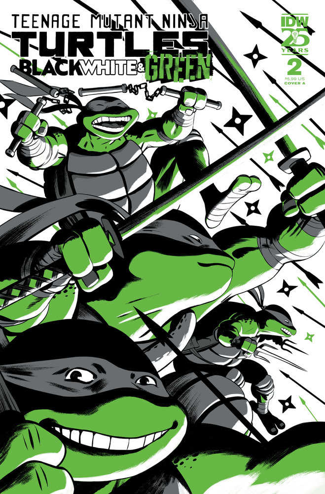 Teenage Mutant Ninja Turtles: Black, White &amp; Green (2024) #2