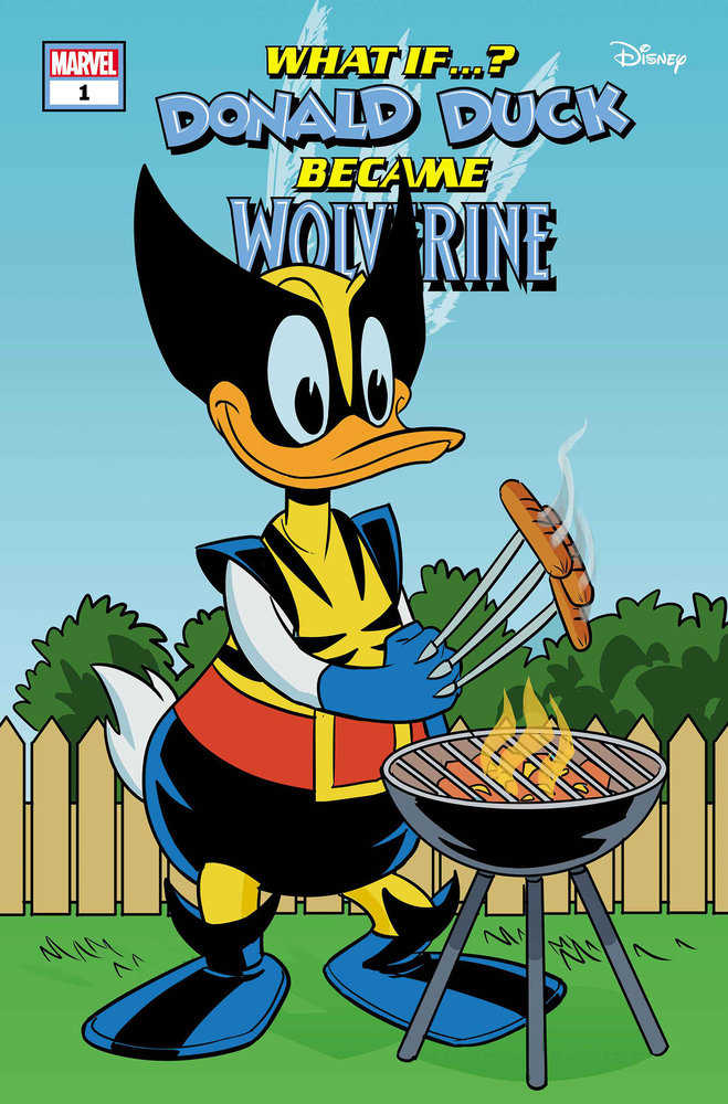 Marvel &amp; Disney: What If...? Donald Duck Became Wolverine (2024) #1B