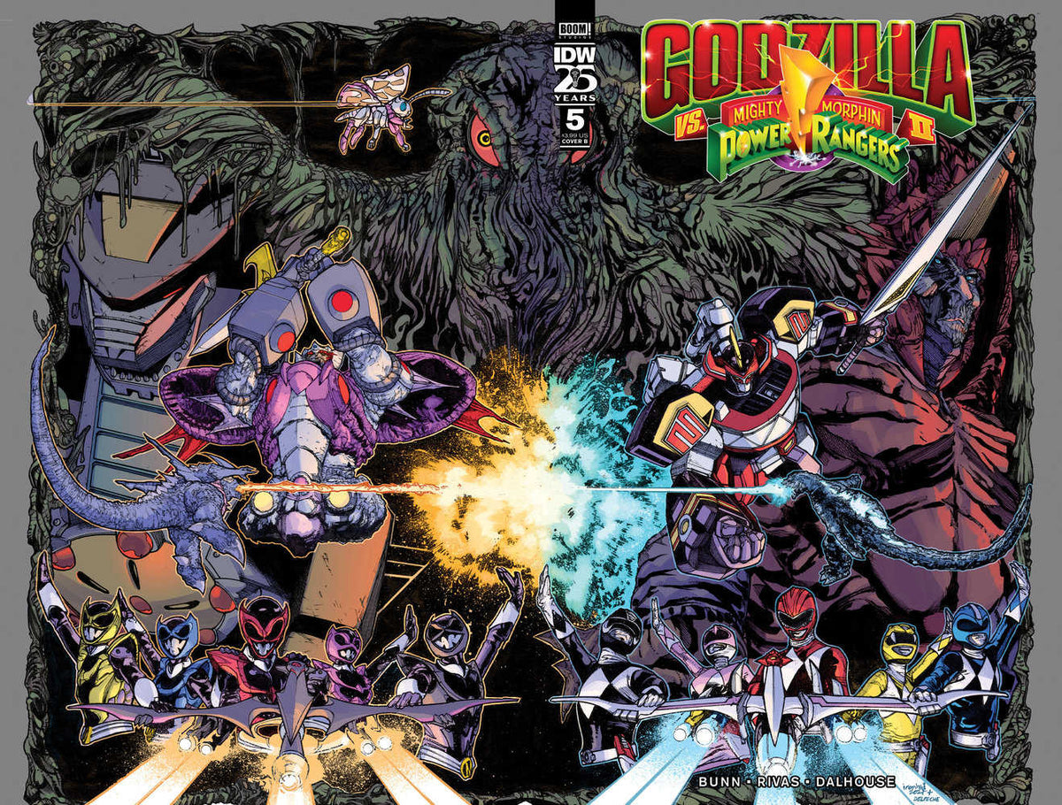Godzilla Vs. The Mighty Morphin Power Rangers (2024) #5B