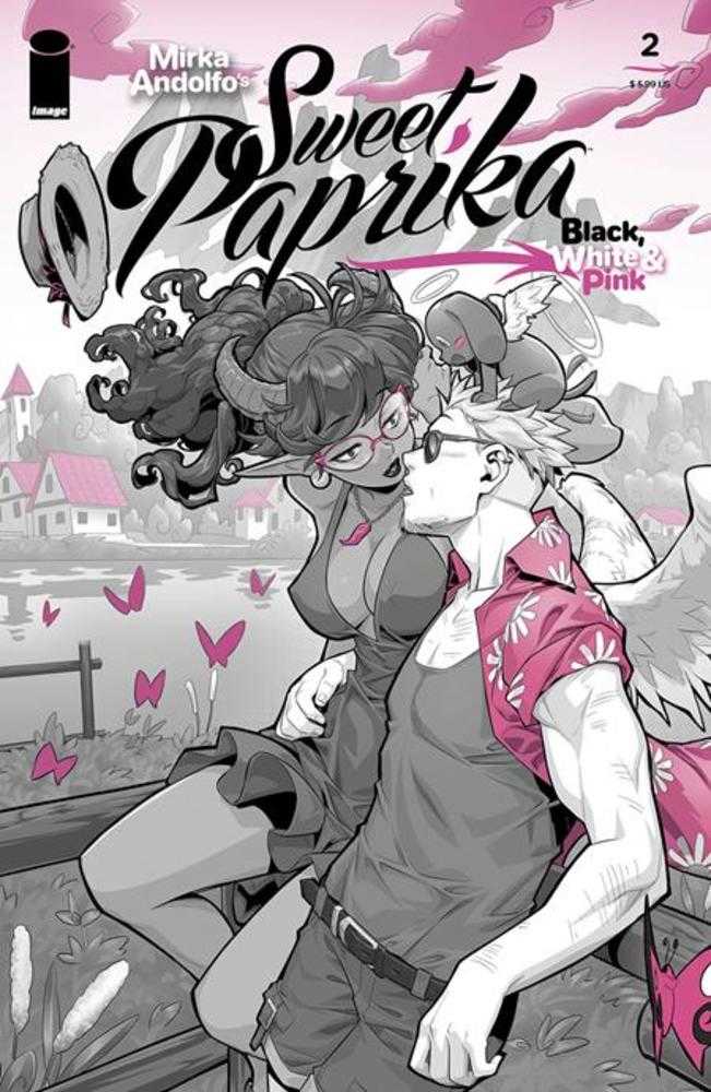 Mirka Andolfo&#39;s Sweet Paprika Black, White &amp; Pink (2023) #2B