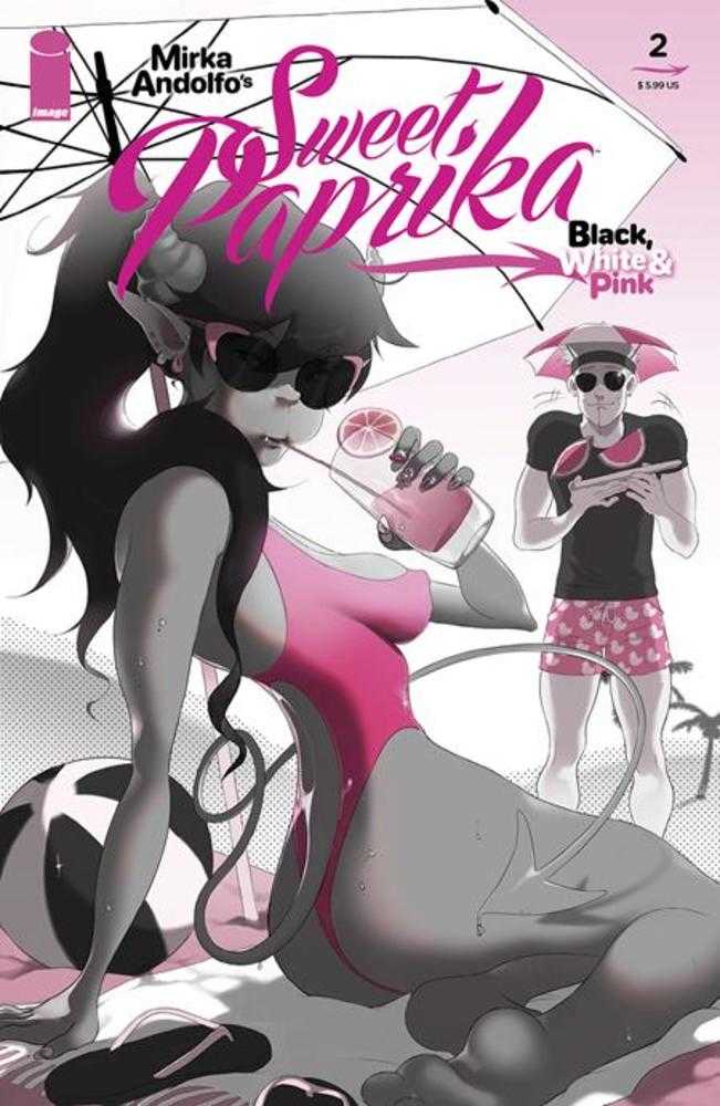 Mirka Andolfo&#39;s Sweet Paprika Black, White &amp; Pink (2023) #2D