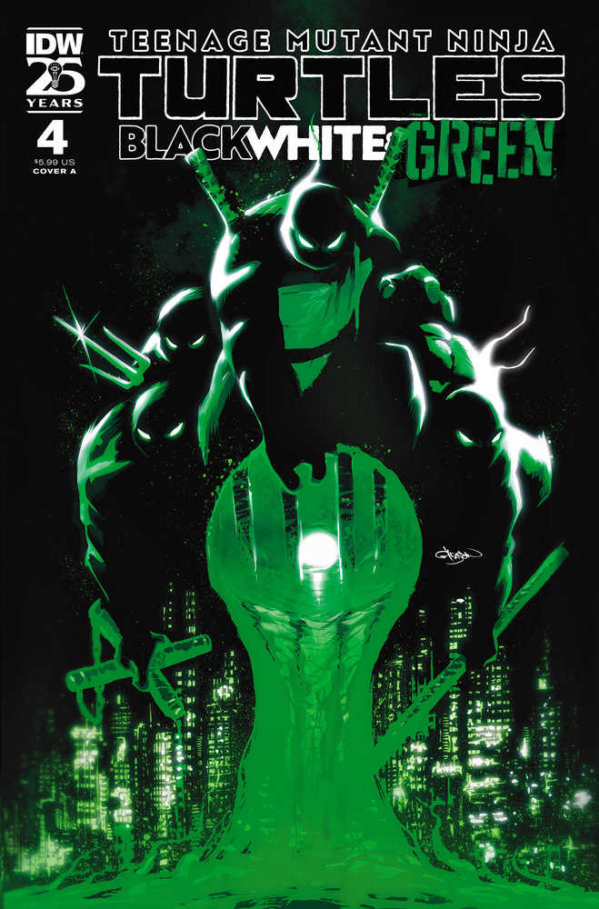 Teenage Mutant Ninja Turtles: Black, White, &amp; Green (2024) #4
