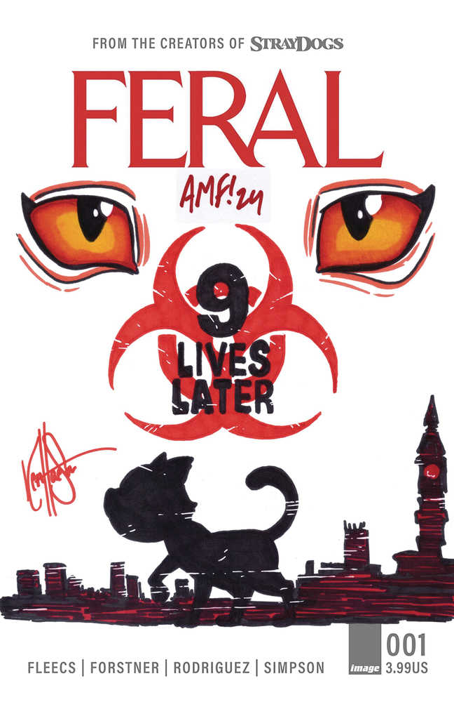 Feral (2024) #1C SIGNED &amp; REMARKED