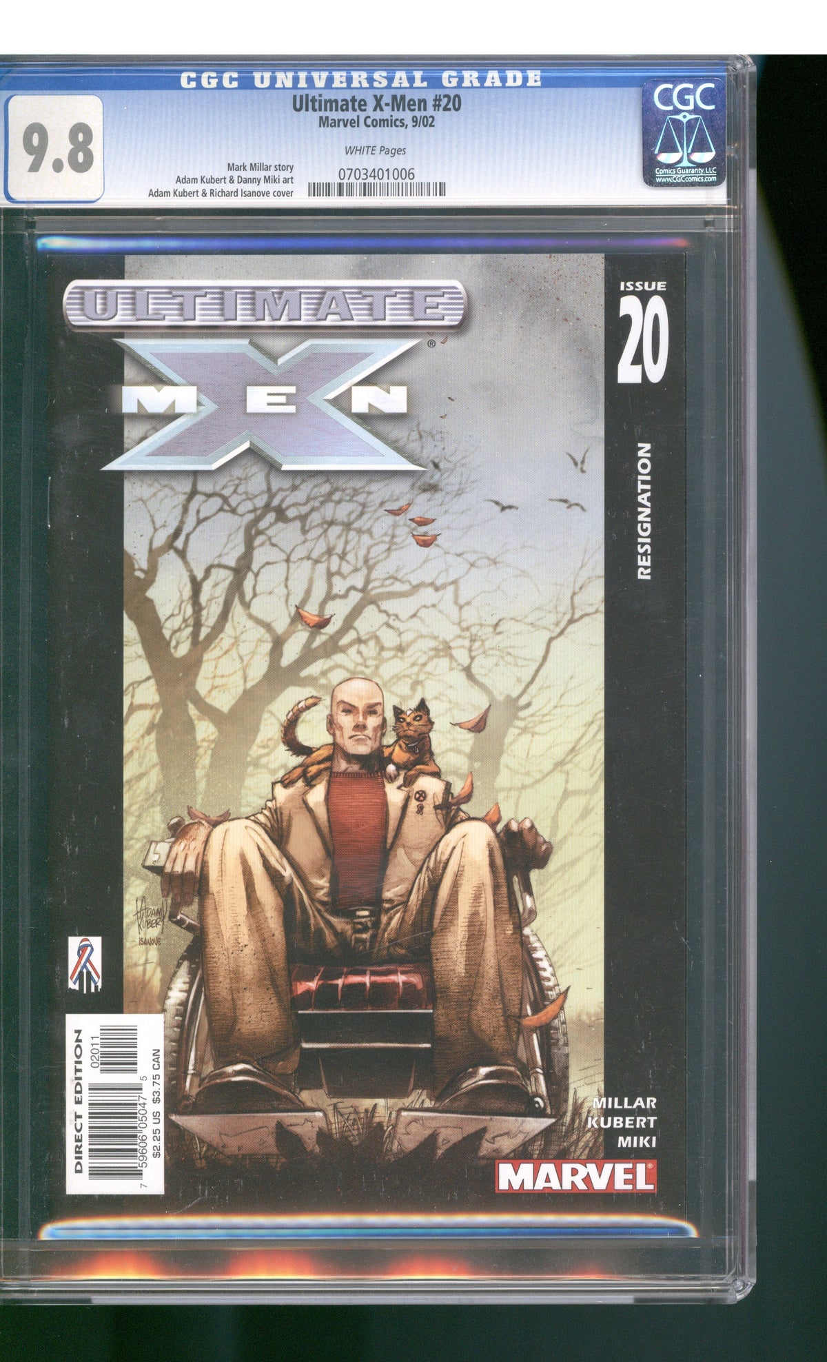 Ultimate X-Men #20 (09/02) Graded CGC 9.8