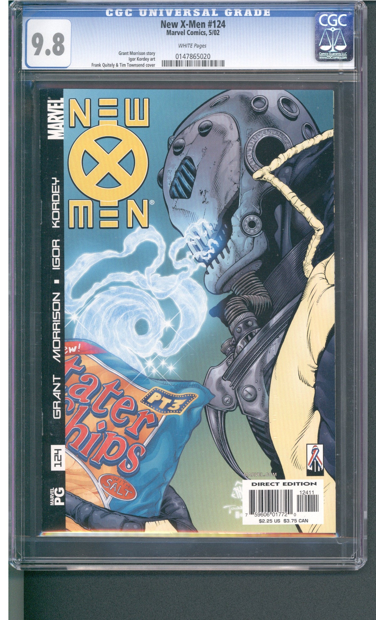 New X-Men #124 (05/02) Graded CGC 9.8
