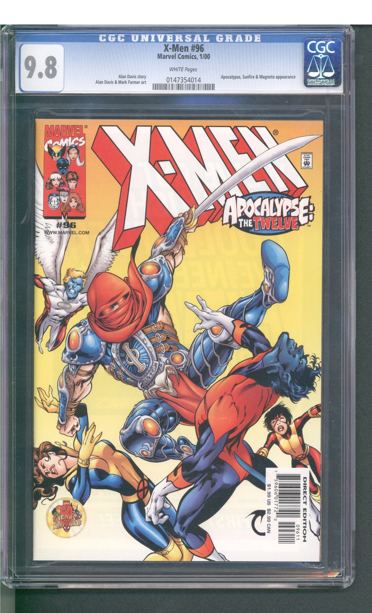 X-Men #96 (1/00) Graded CGC 9.8