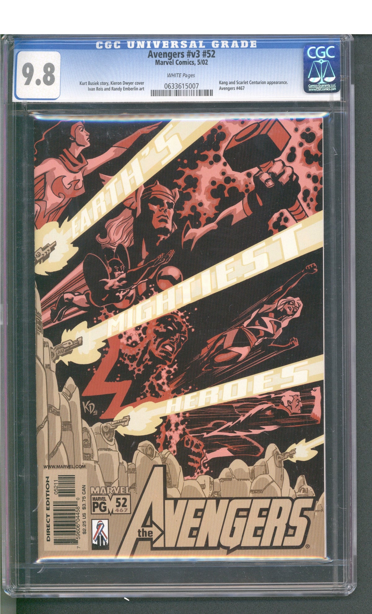 Avengers #v3 #52 (05/02) Graded CGC 9.8