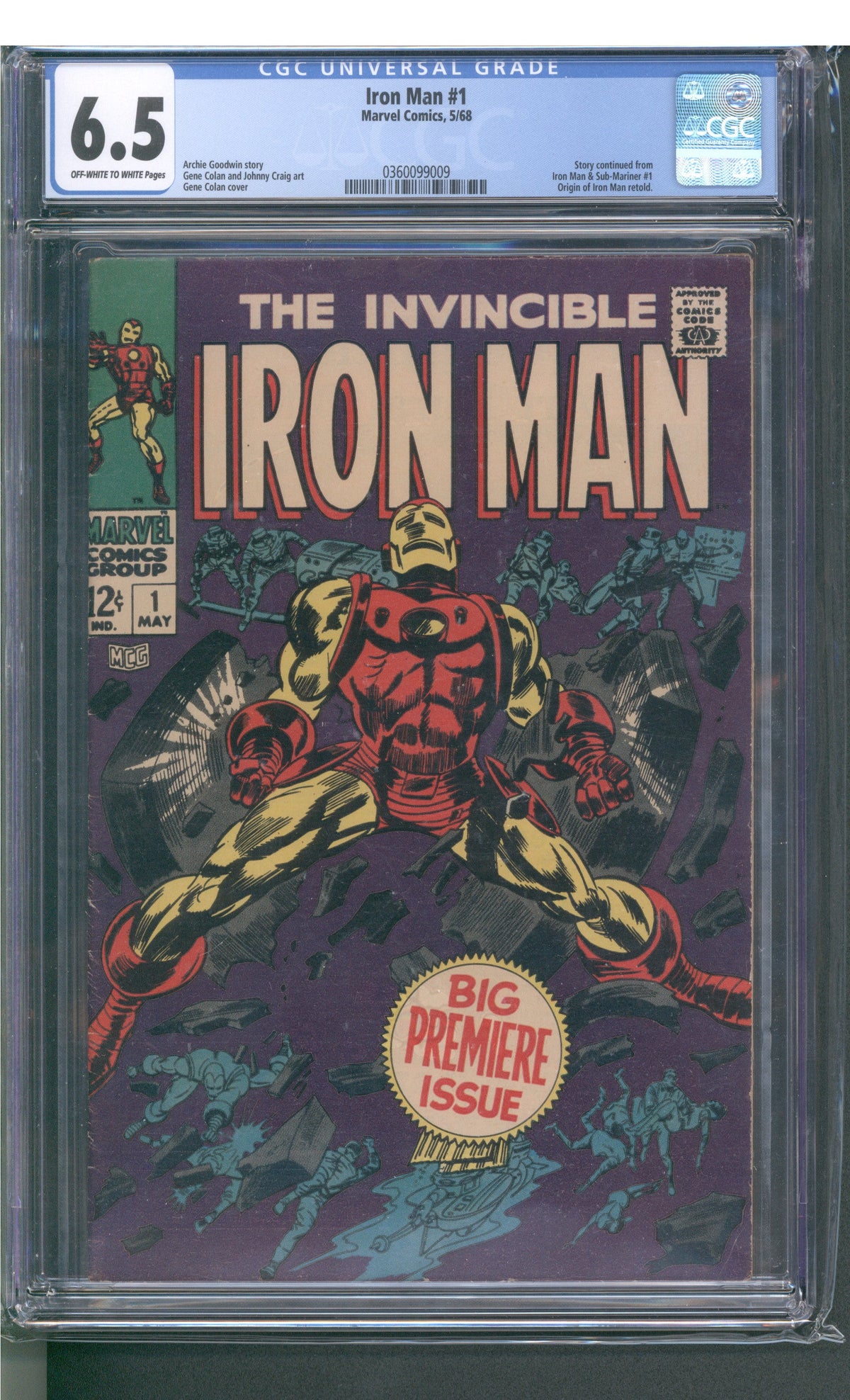 Iron Man #1 (5/68) Graded CGC 6.5