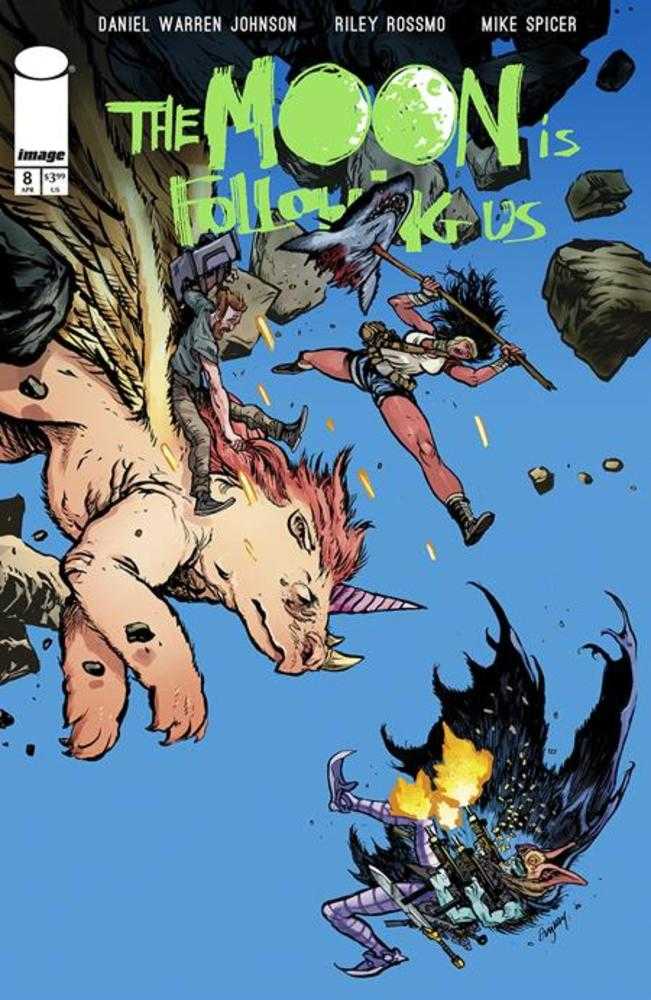 The Moon Is Following Us #8 (Of 10) Cover B Daniel Warren Johnson &amp; Mike Spicer Variant