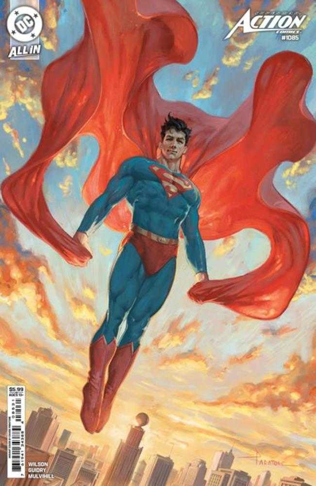 Action Comics #1085 Portada B Davide Paratore Variante de cartulina
