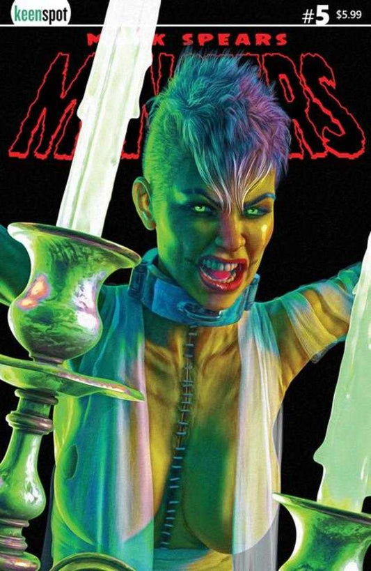 Corte de pelo de la portada B de Mark Spears Monsters #5
