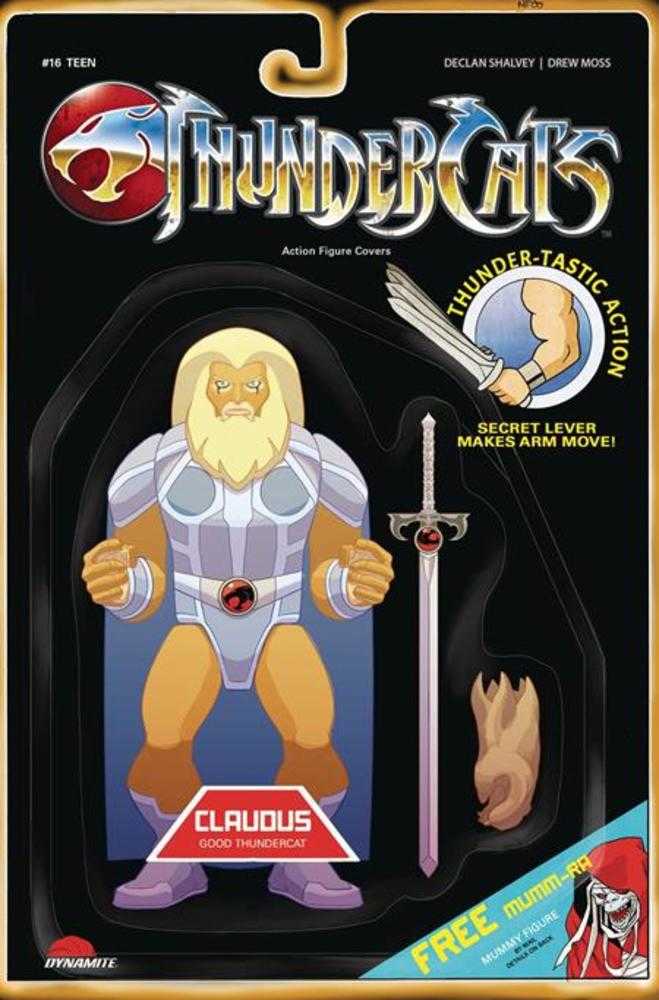 Figura de acción variante de Drew Moss de Thundercats #16, portada F
