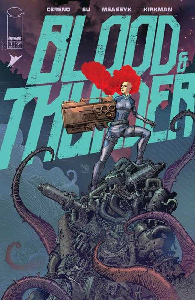 Blood &amp; Thunder #1 Cover A Ej Su &amp; Msassyk (Mature)