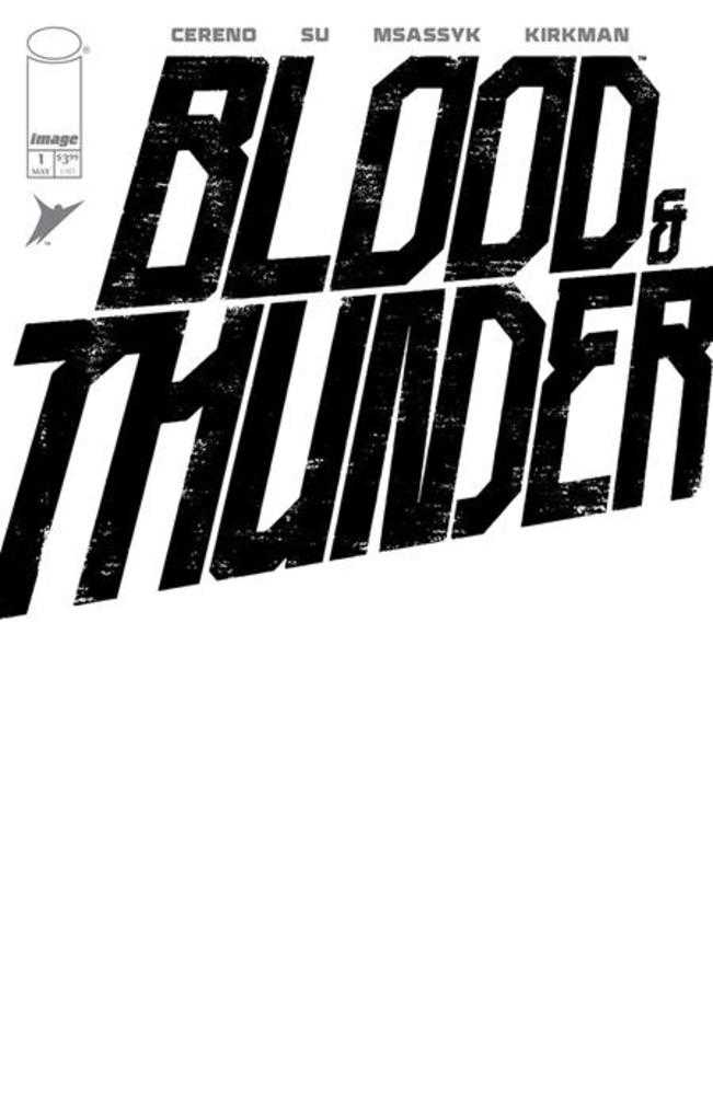 Blood &amp; Thunder #1 Cover F Blank Sketch Variant (Mature)