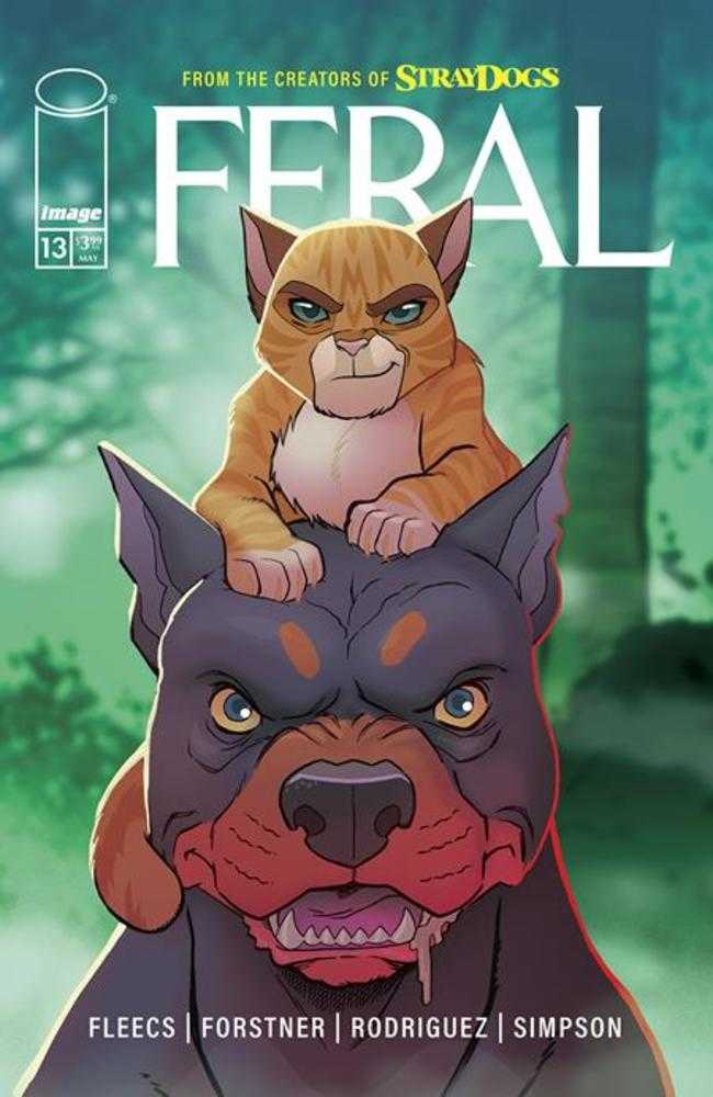 Feral #13 Cover A Trish Forstner &amp; Tony Fleecs