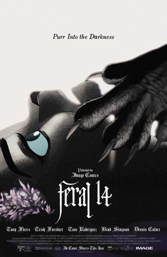 Feral #14 Cover B Trish Forstner &amp; Tony Fleecs Movie Poster Homage Variant