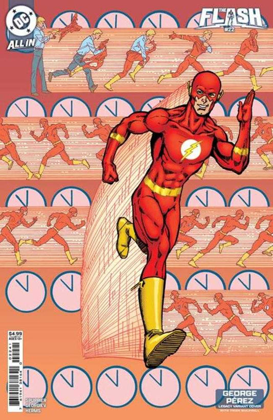 Variante de cartulina Legacy de George Perez, portada D de Flash #22