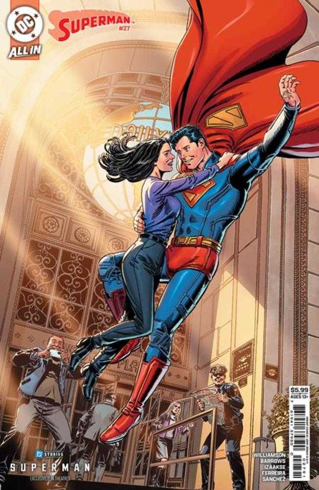 Superman #27 Portada G Jerry Ordway Superman Película Cartulina Variante