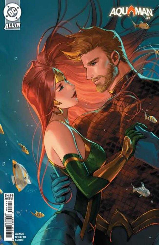 Aquaman #7 Portada C Lesley Leirix Li Variante de cartulina