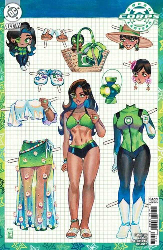 Green Lantern Corps #6 Portada C Rian Gonzales Variante de cartulina