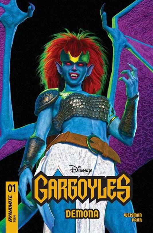 Gárgolas Demona #1 Portada S Mark Spears Black Bkgr Foc Variante adicional