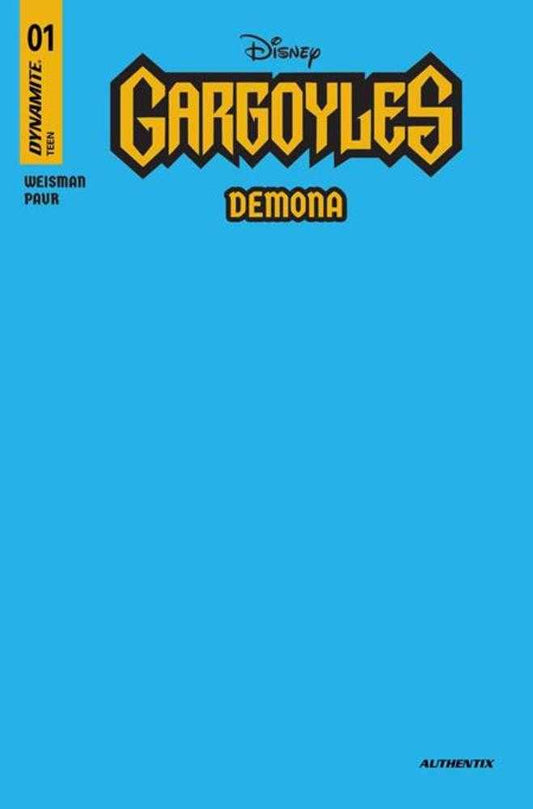 Gárgolas Demona #1 Portada T Azul En Blanco Portada Auténtica Foc Variante Bonus