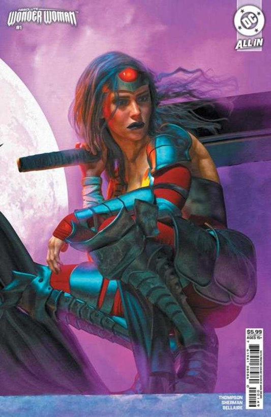 Absolute Wonder Woman #1 6.ª impresión, portada B, Mark Spears, variante de cartulina de conexión