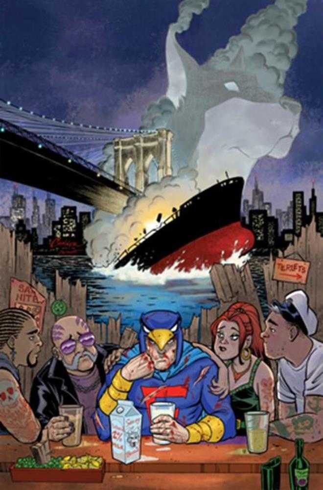 Blue Falcon &amp; Dynomutt #2 Cover H Inc 1:15 Amanda Conner Full Art Variant