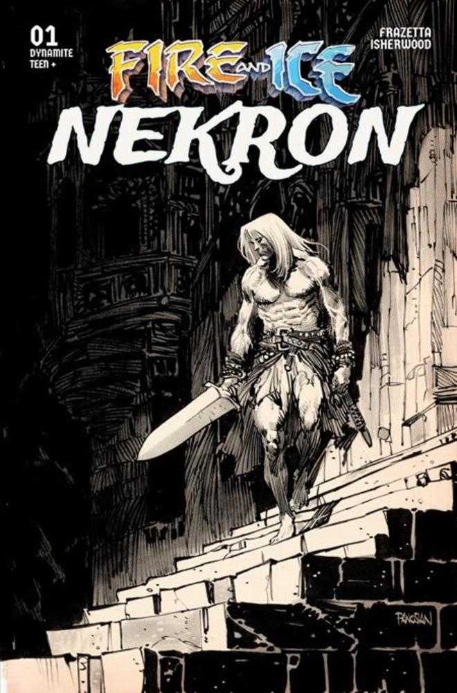 Fire And Ice Nekron #1 (One Shot) Cover F 1 in 10 Dan Panosian Line Art Variant