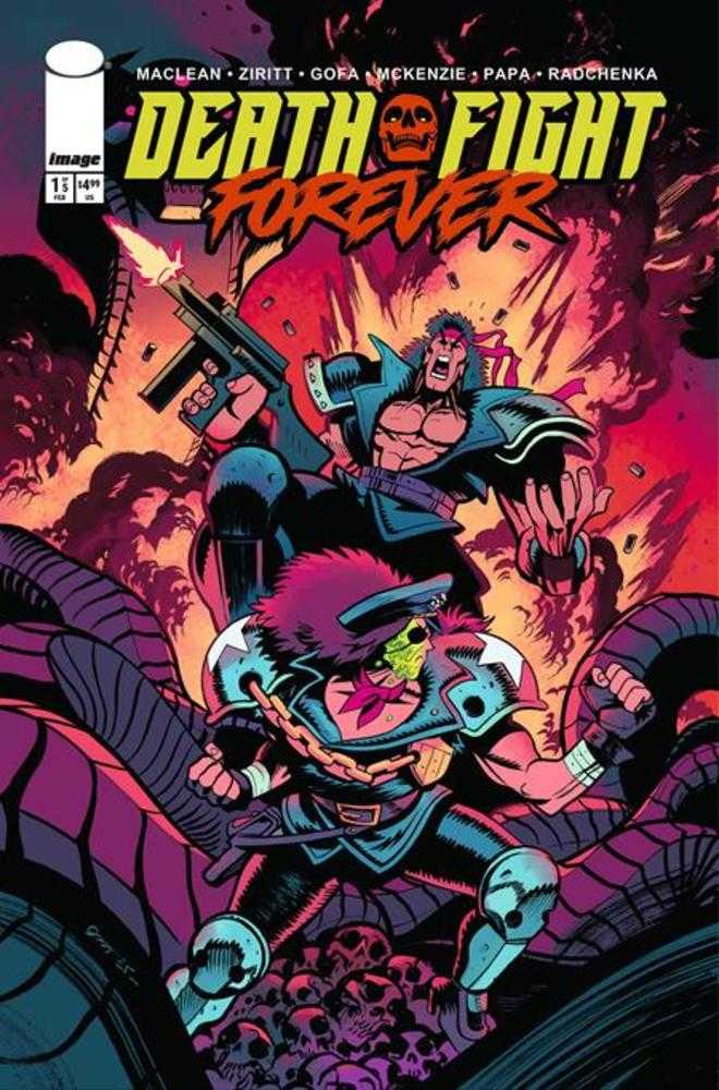 Death Fight Forever #1 (Of 5) Cover C 1 in 25 Dylan Burnett Variant (Mature)