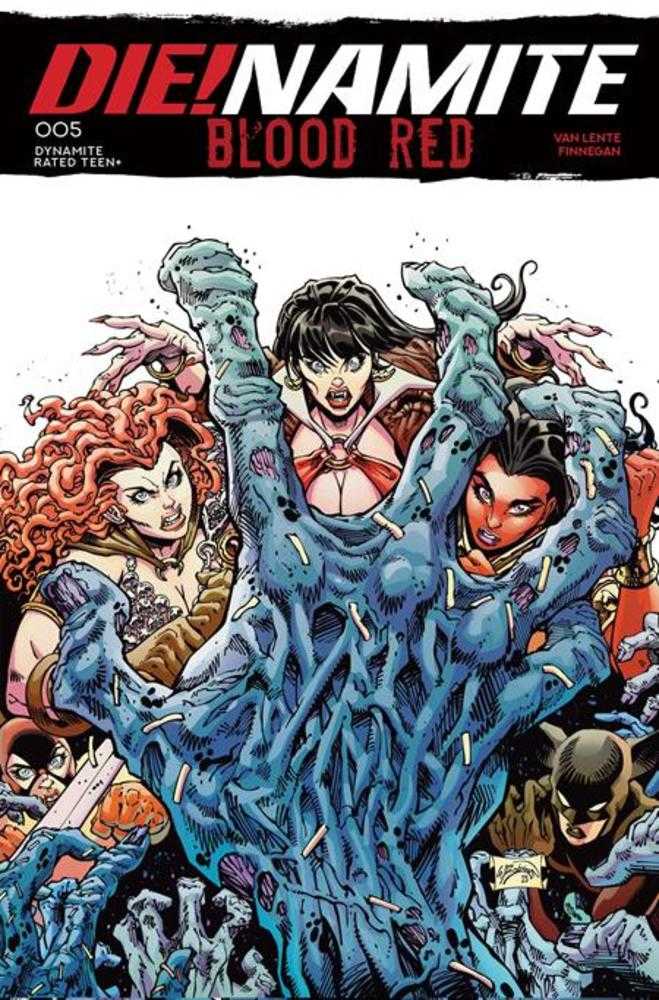 Dienamite Sangre Roja #5 Portada D Variante Will Robson
