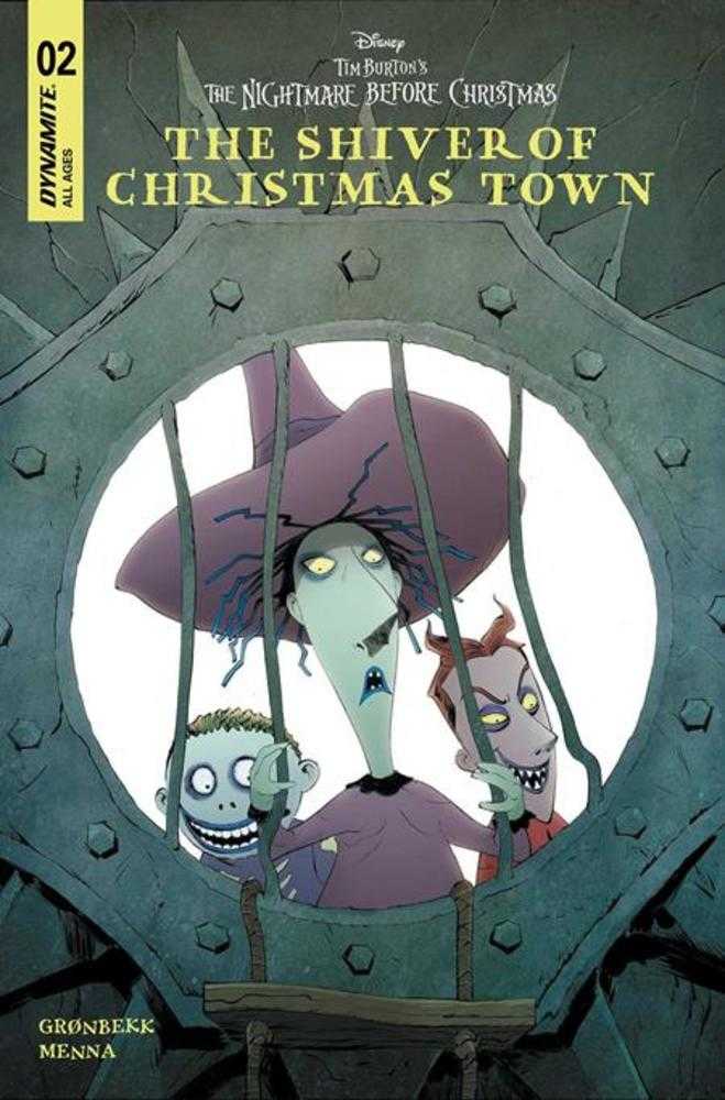 Tim Burton's The Nightmare Before Christmas El escalofrío de la Ciudad de la Navidad #2 Portada A Jae Lee