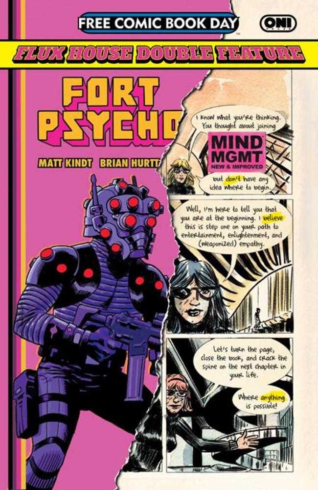 Día del Cómic Gratuito 2026 Especial Mind Mgmt Fort Psycho Anteriormente Foc'd On 19/01/2026