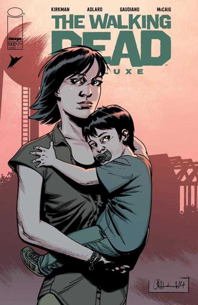 Walking Dead Deluxe #132 Portada B Variante de Charlie Adlard y Dave Mccaig (Adulto)