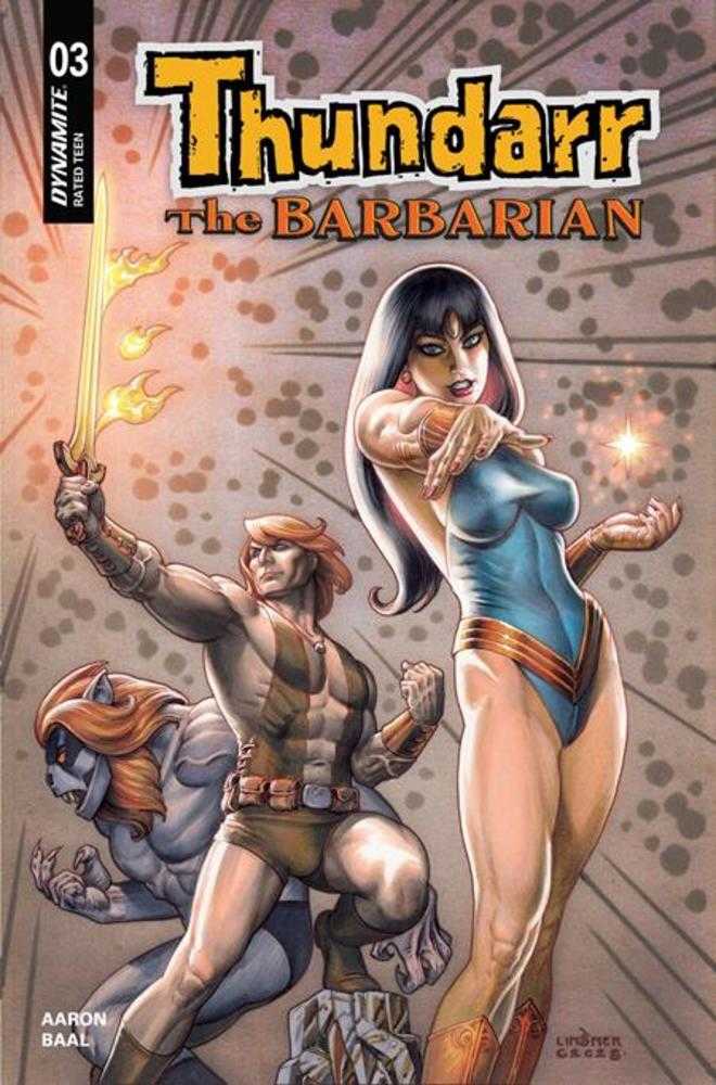 Thundarr El Bárbaro #3 Portada D Variante de Joseph Michael Linsner