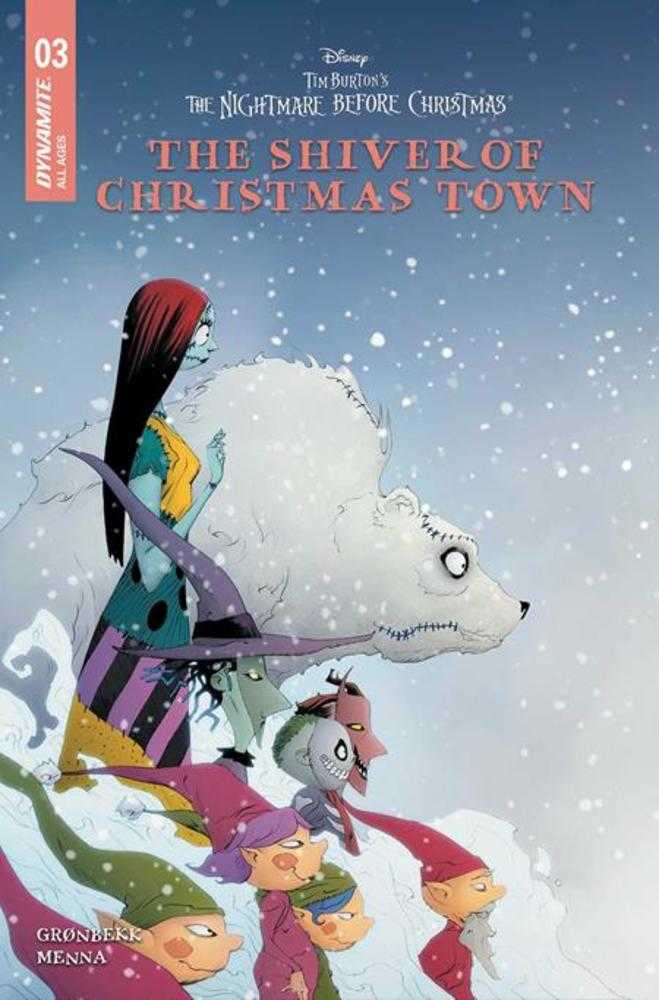 Tim Burton's The Nightmare Before Christmas The Shiver Of Christmas Town #3 Portada A Jae Lee
