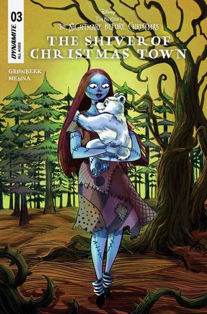 Tim Burton's The Nightmare Before Christmas The Shiver Of Christmas Town #3 Portada B Variante de Soo Lee