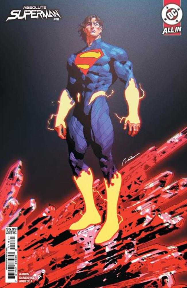 Absolute Superman #18 Portada B Variante de cartulina de Gerald Parel