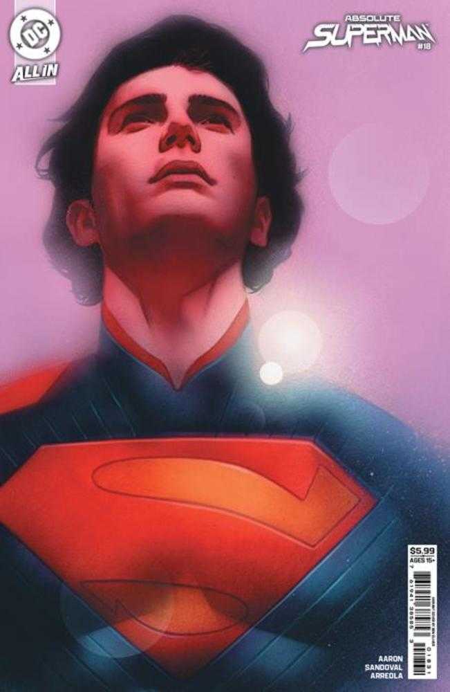Absolute Superman n.º 18 Cubierta C Variante de cartulina de Ben Oliver