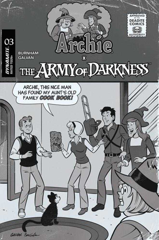 Archie X Army Of Darkness #3 Cover G 1 in 10 Bill Galvan Pencils Variant