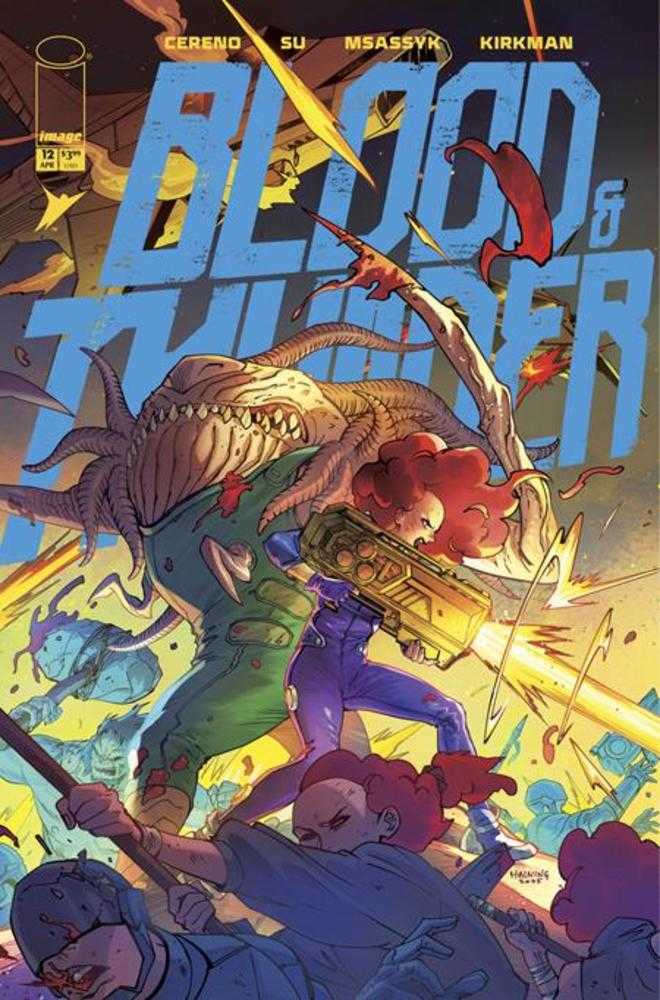 Blood & Thunder #12 Portada C 1 de 10 Variante Haining (Maduro)