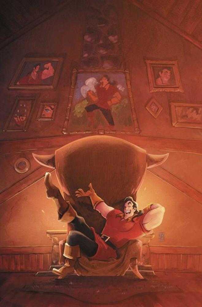 Disney Villains Gaston #2 Cover J Inc 1:20 Alessandro Ranald Full Art Variant