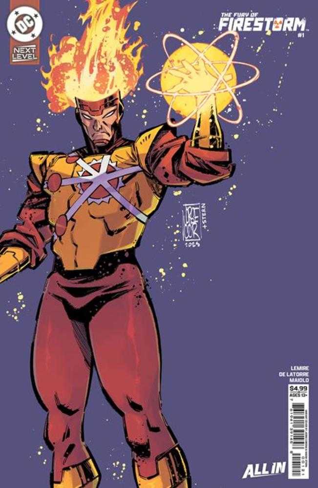 Fury Of Firestorm #1 (De 6) Portada D Variante de cartulina de nivel superior de Jorge Corona