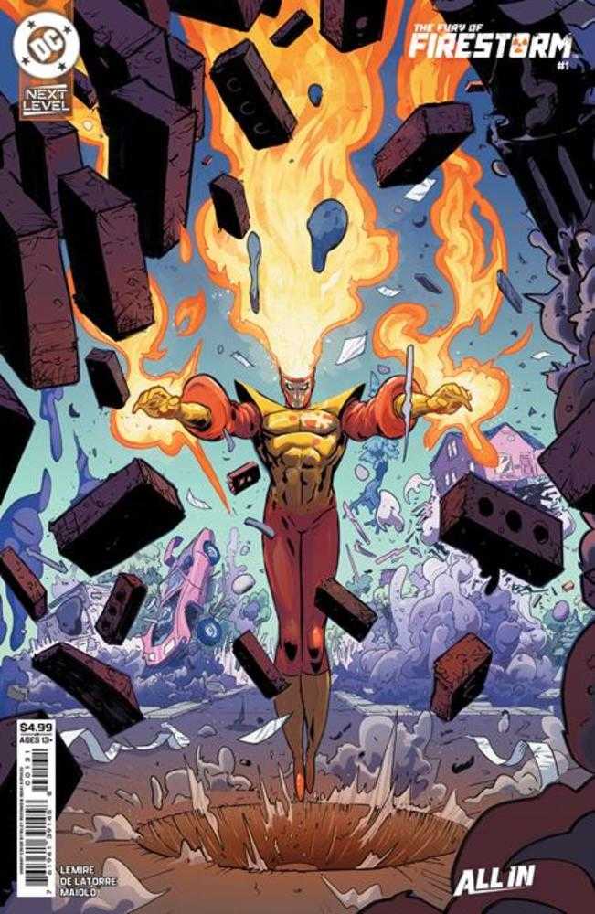 Fury Of Firestorm #1 (De 6) Portada B Variante de cartulina de Riley Rossmo
