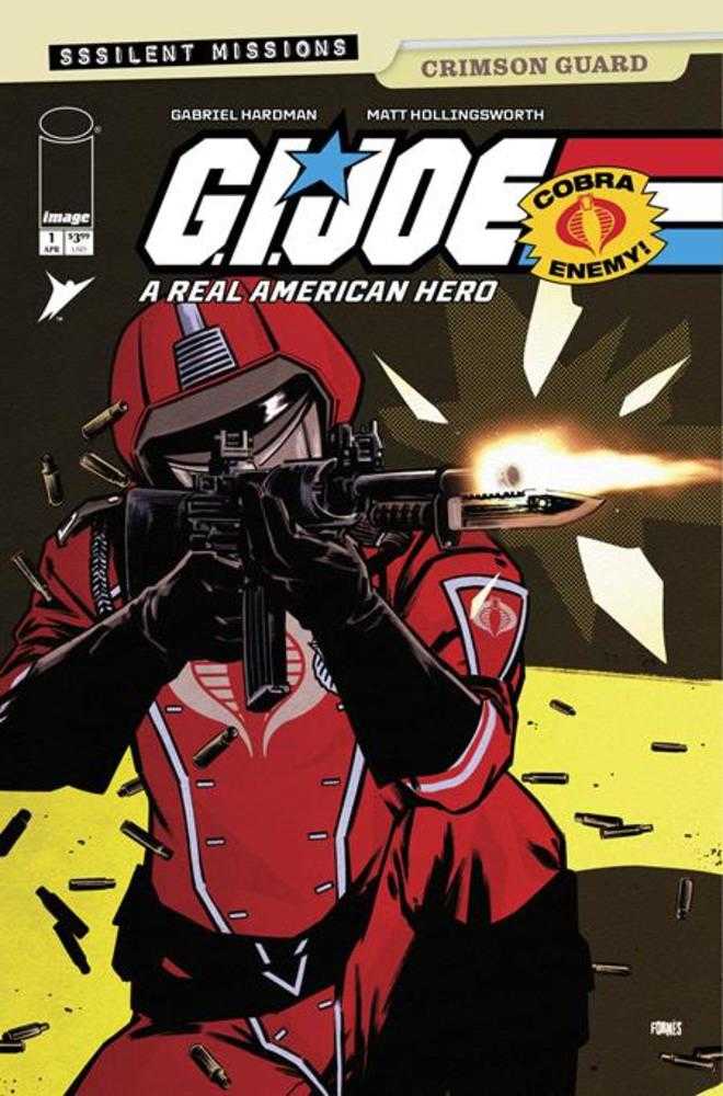 G.I. Joe: Héroe Americano de Verdad - Misiones Sssilenciosas: Guardia Carmesí #1 (Tomo Único) Portada B Variante de Jorge Fornés