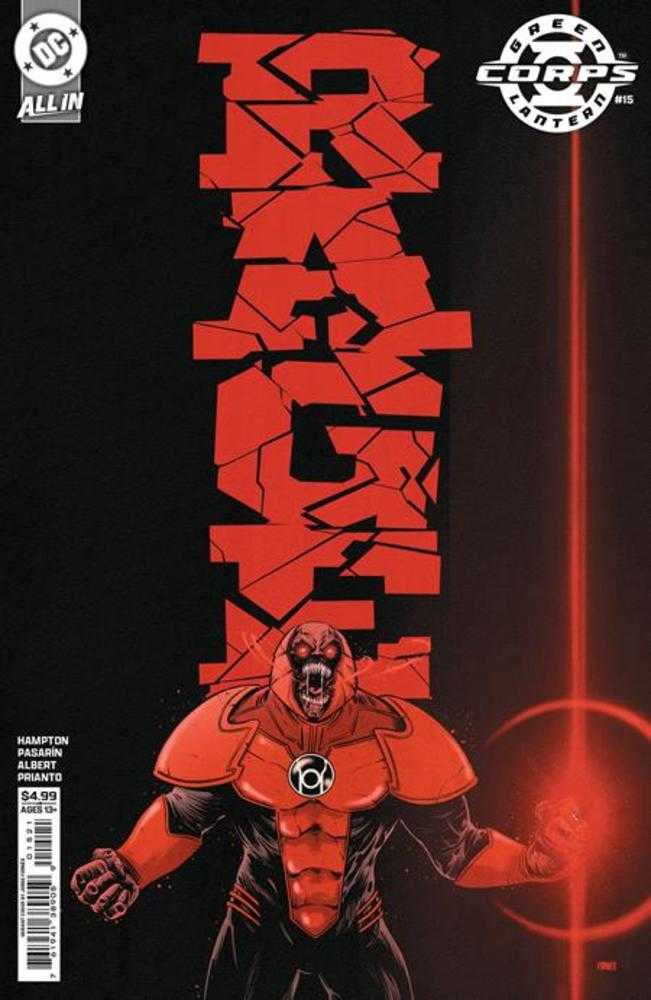Green Lantern Corps #15 Portada B Variante de cartulina de Jorge Fornes